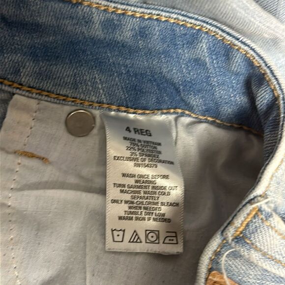 Aéropostale Denim Leggins, Jeggings Sz 4 Regular Mid Rise - Picture 12 of 13